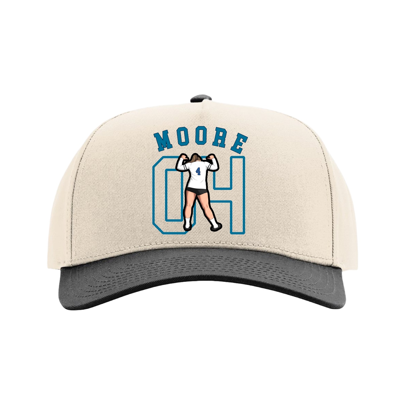 Full Fabric Five-Panel Champ Cap