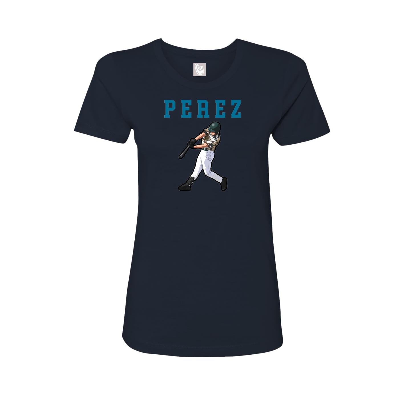 Fitted Women's Tee — Shirsey in Navy