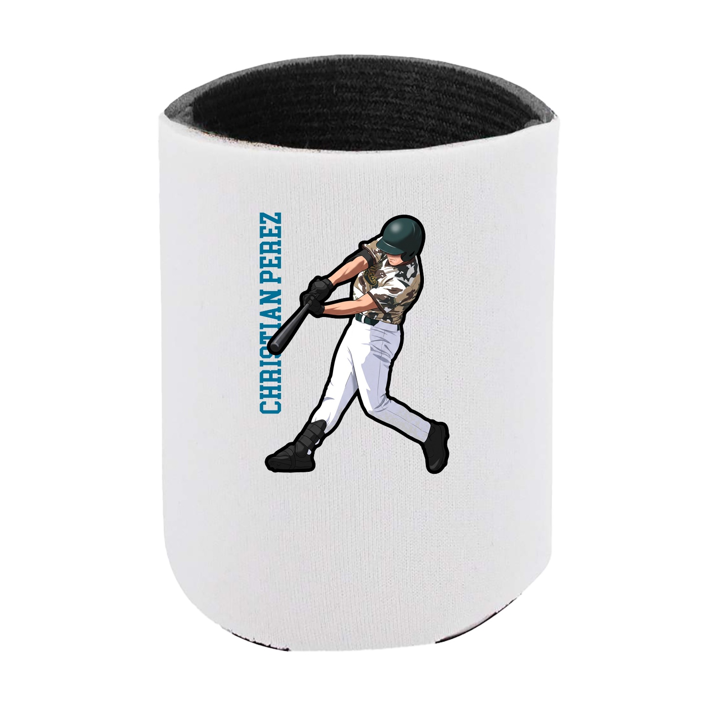 Can Holder — Name Vertical in White