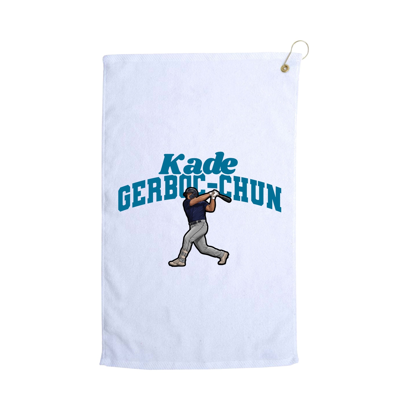 Golf Towel — Signature Arch in White