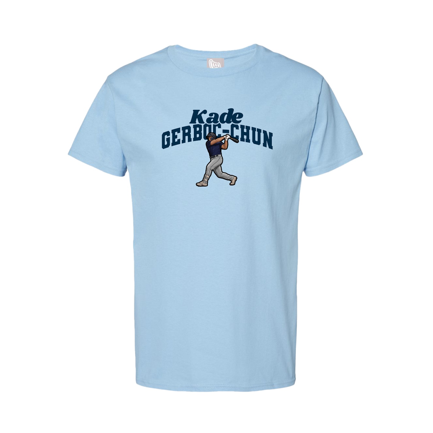 Tee — Signature Arch in Light Blue