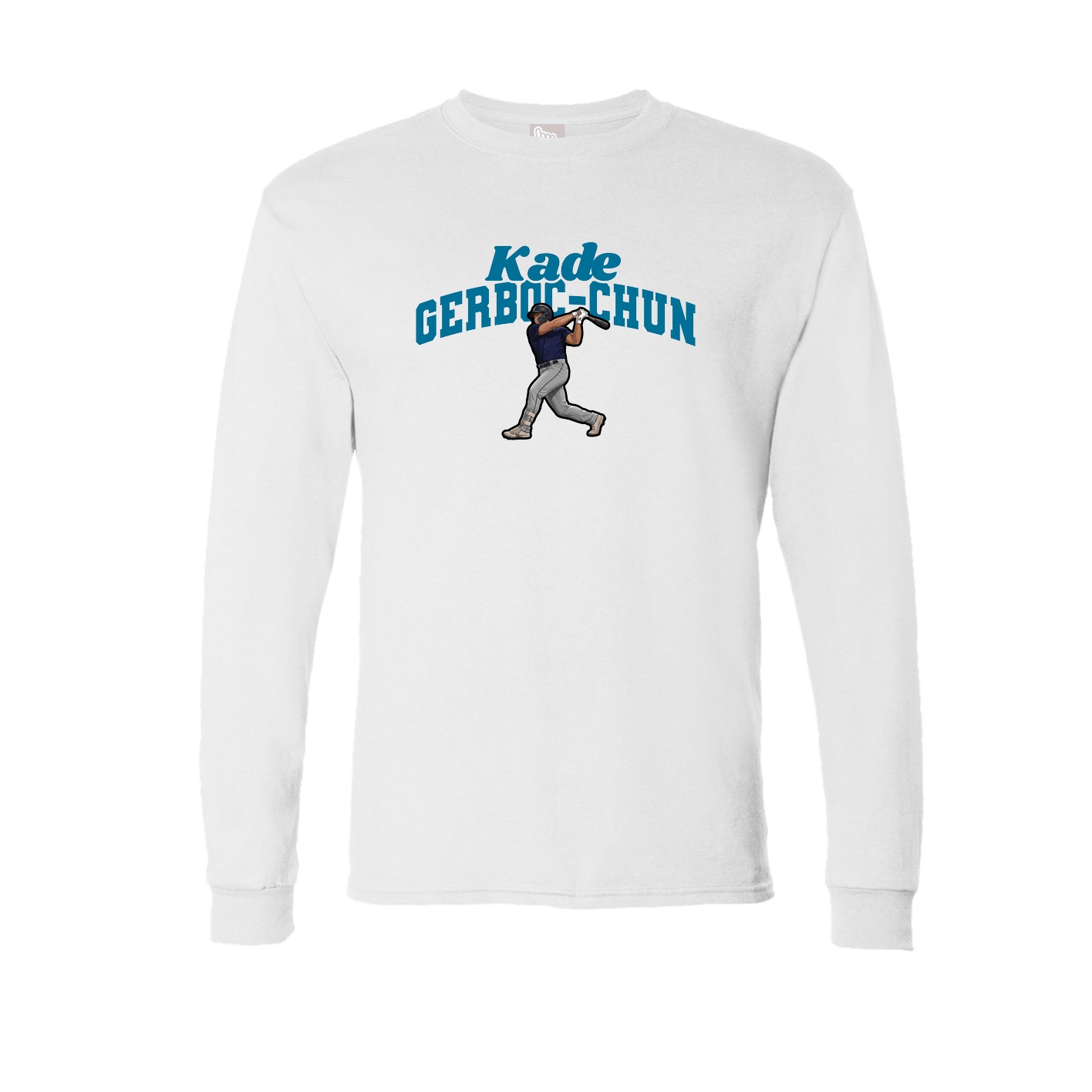 Long Sleeve Tee — Signature Arch in White