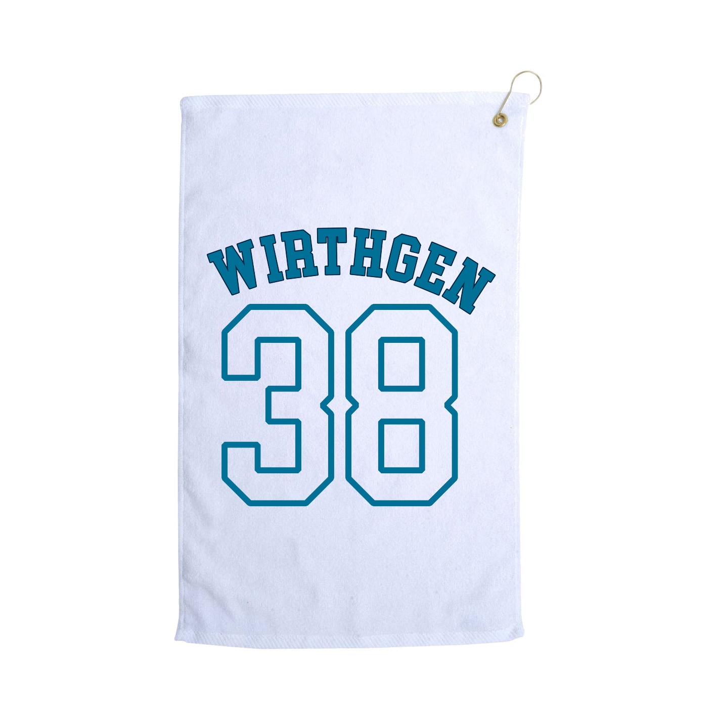 Golf Towel — Shirsey Arch in White