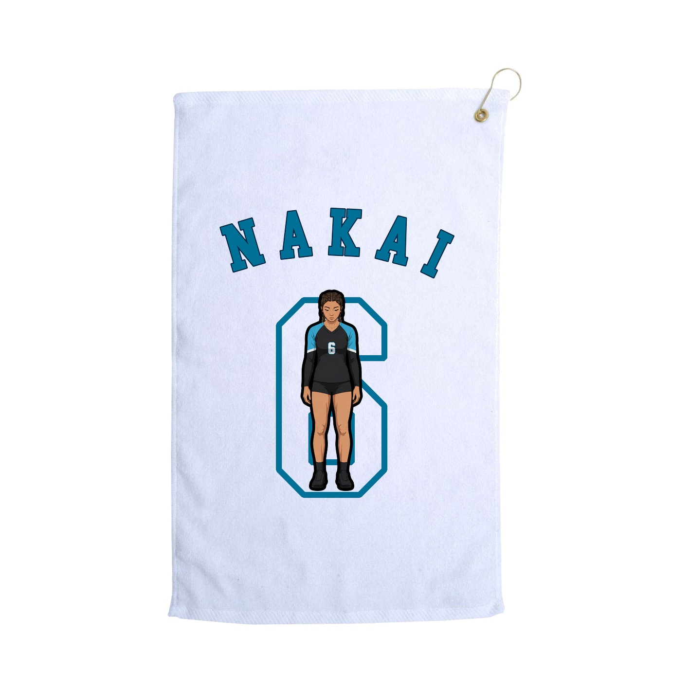 Golf Towel — Shirsey Arch in White