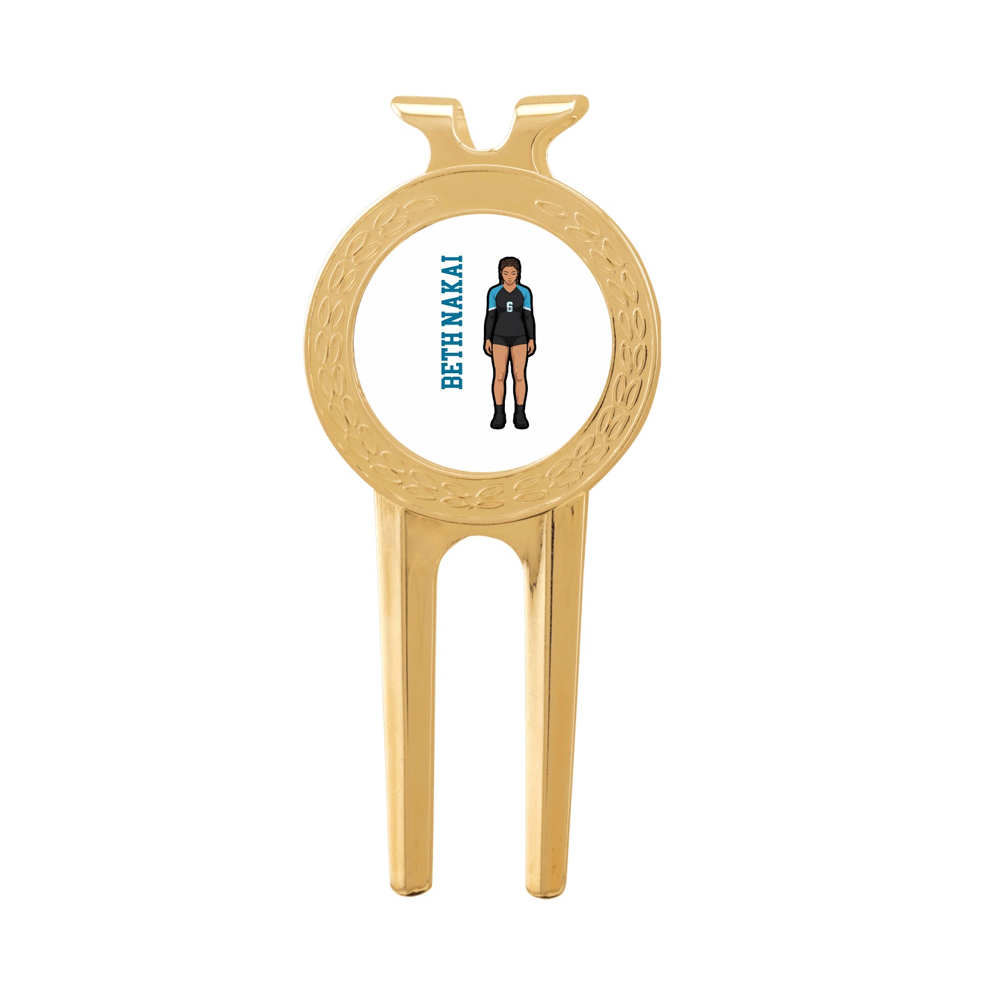 Divot Tool with Ball Marker — Name Vertical in Classic
