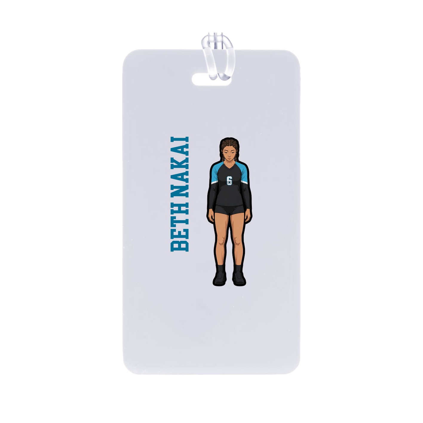 Bag Tag — Name Vertical in Classic