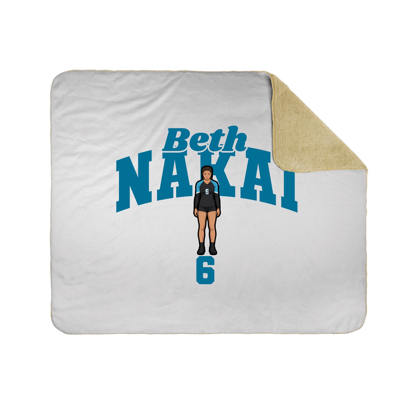 Throw Blanket — Signature Arch in White