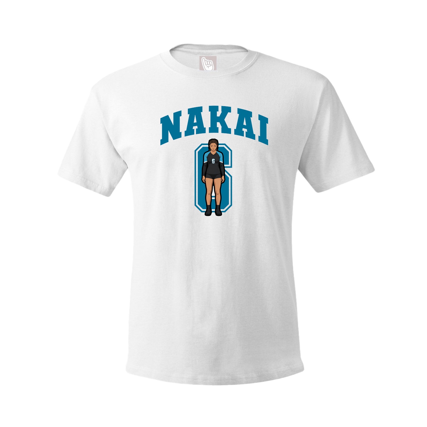 Tee — Number in White