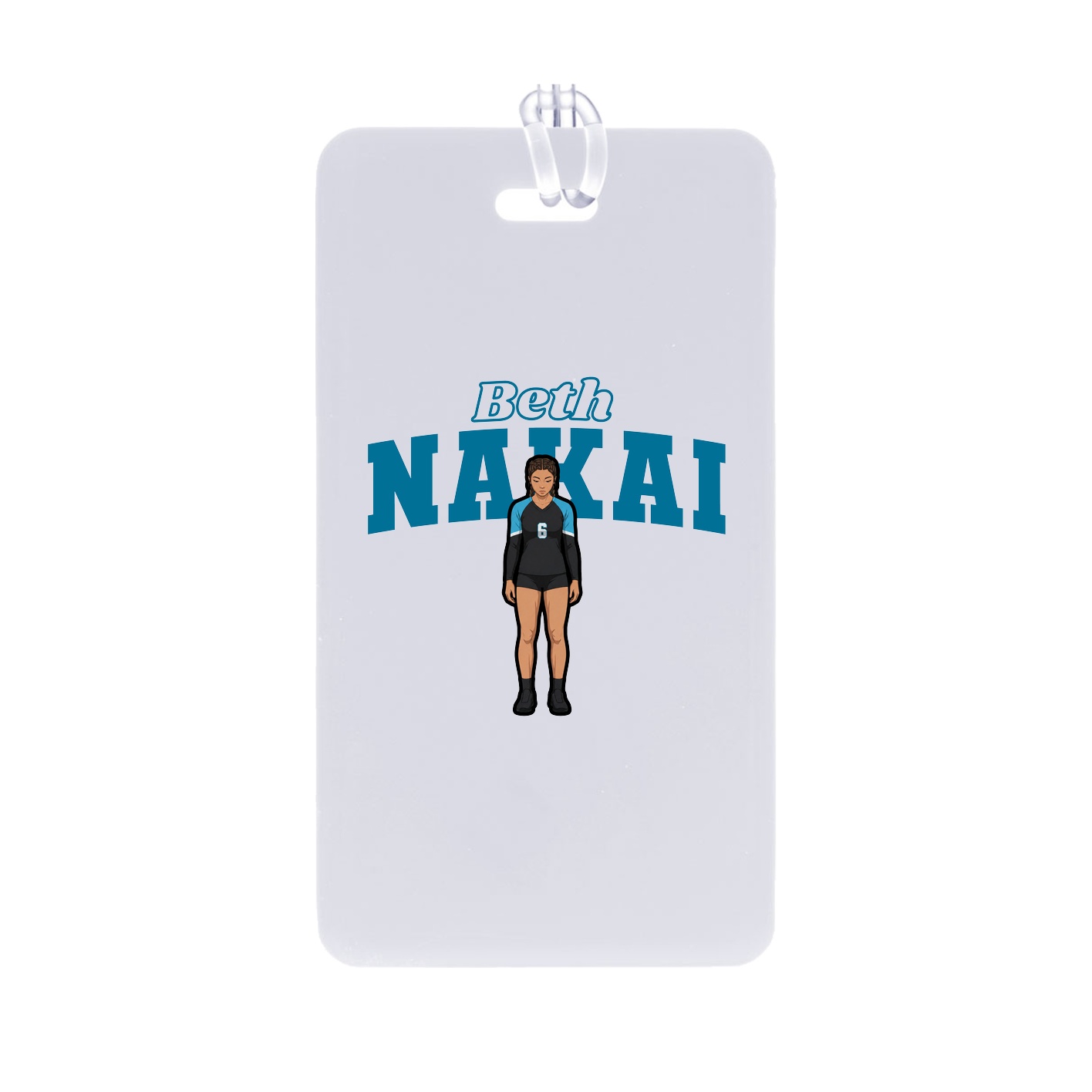 Bag Tag — Name Arch in Classic