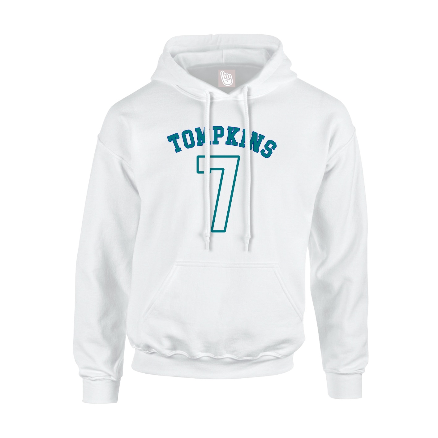 Hoodie — Shirsey Arch in White