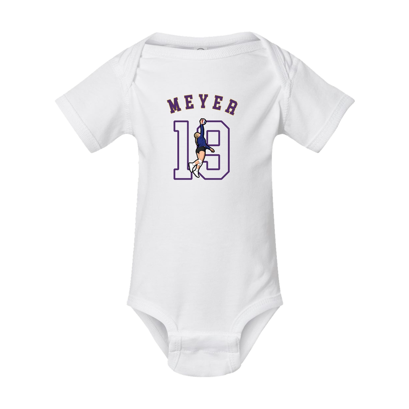 Baby Onesie — Shirsey Arch in White