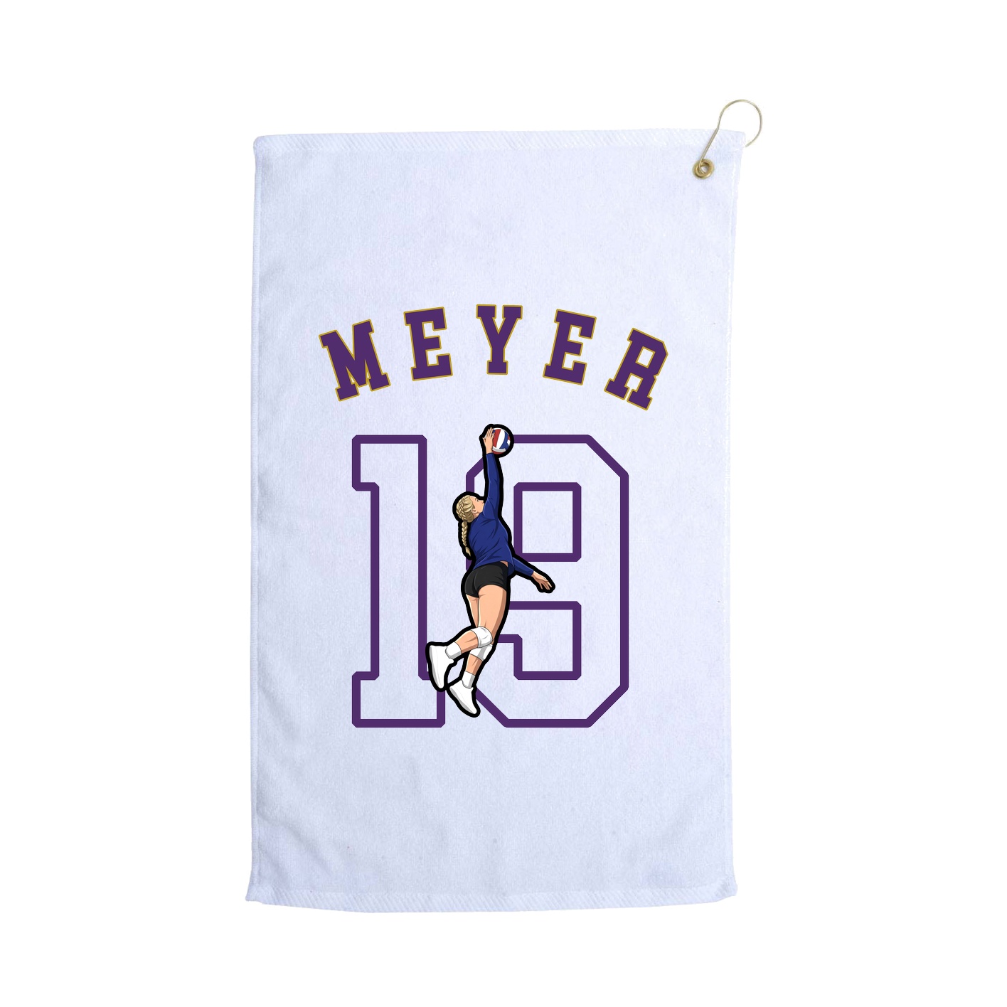 Golf Towel — Shirsey Arch in White