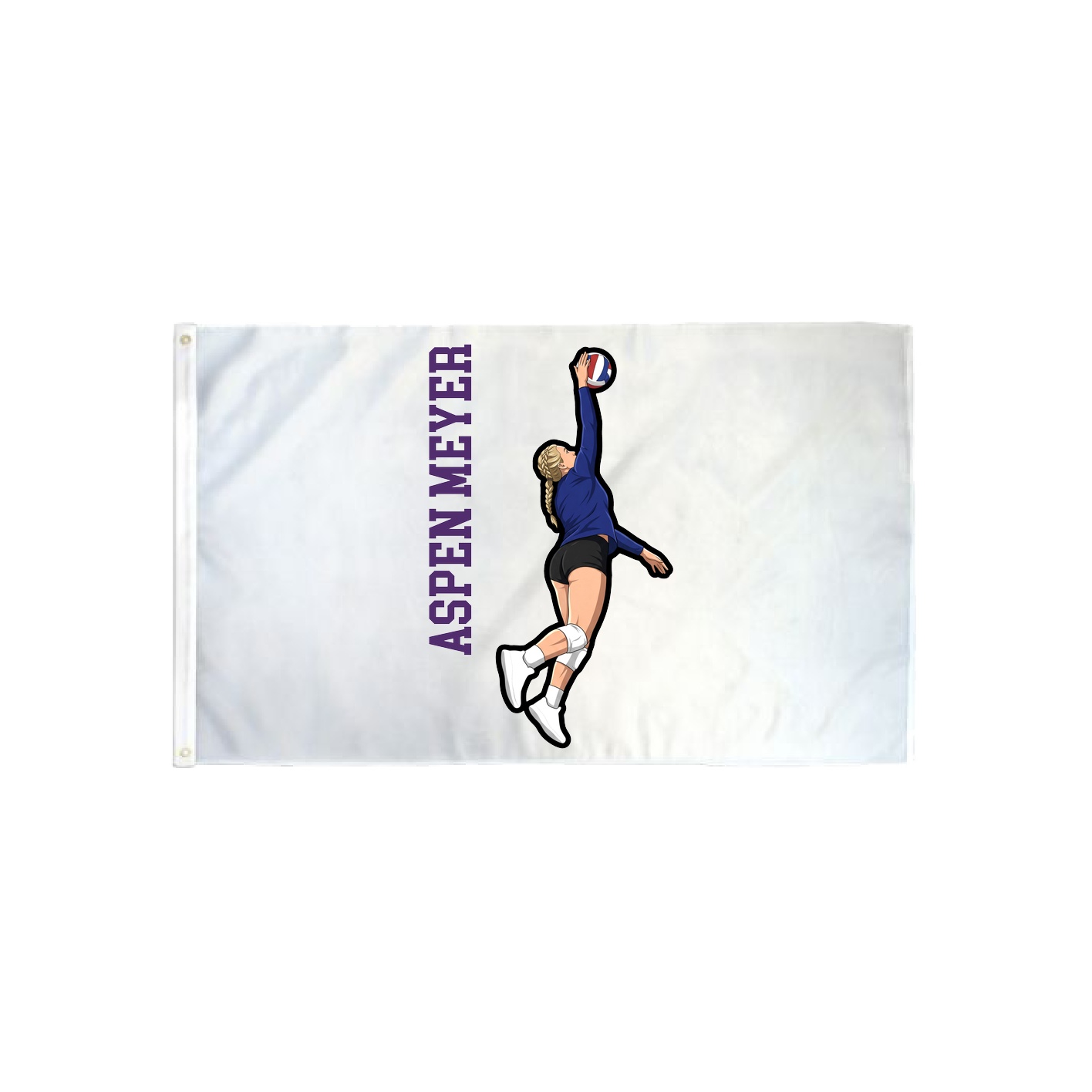 3x5 Flag — Name Vertical in Classic