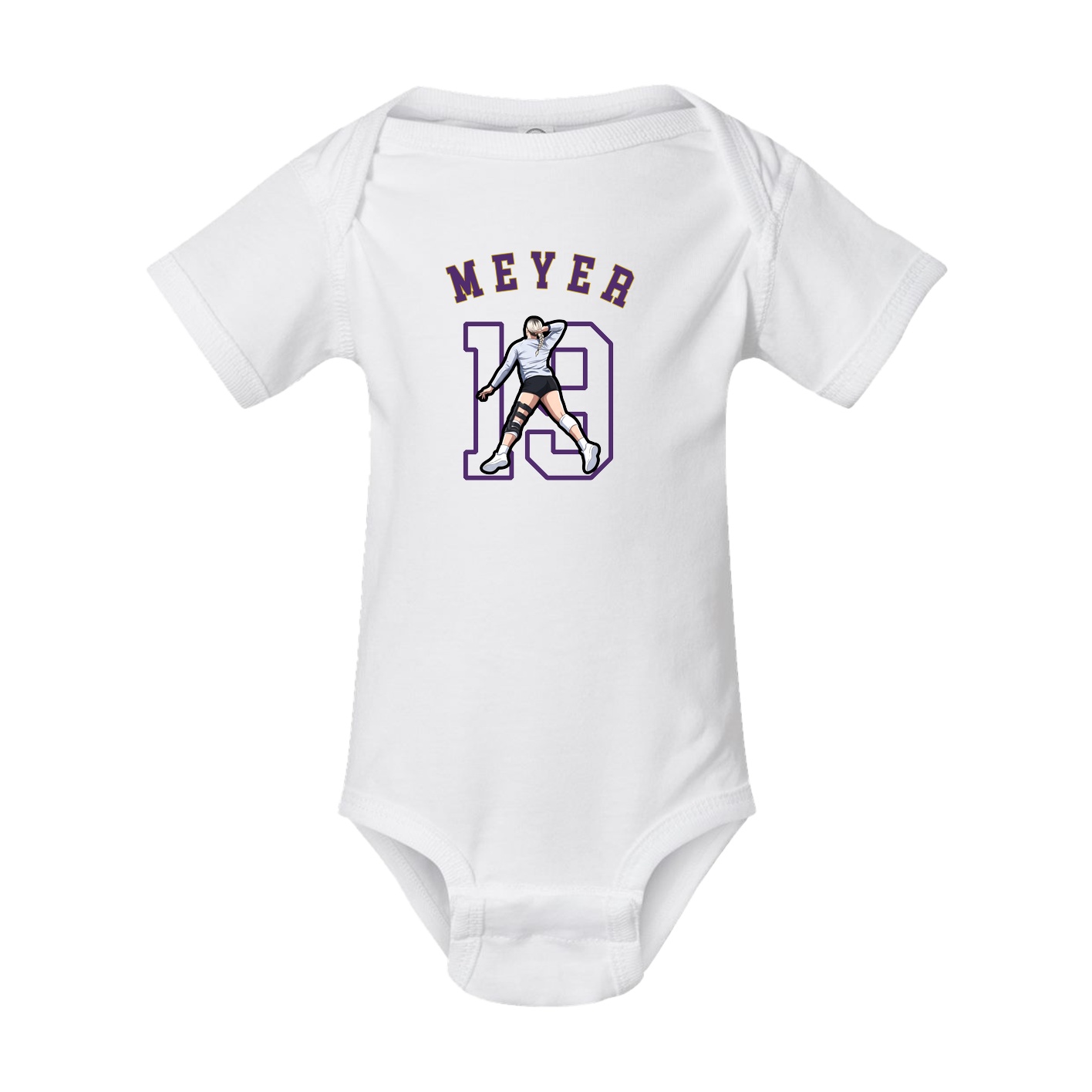 Baby Onesie — Shirsey Arch in White