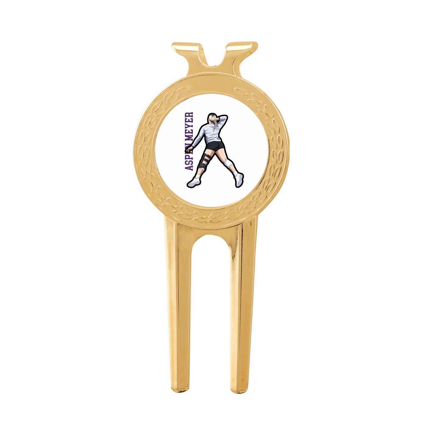 Divot Tool with Ball Marker — Name Vertical in Classic