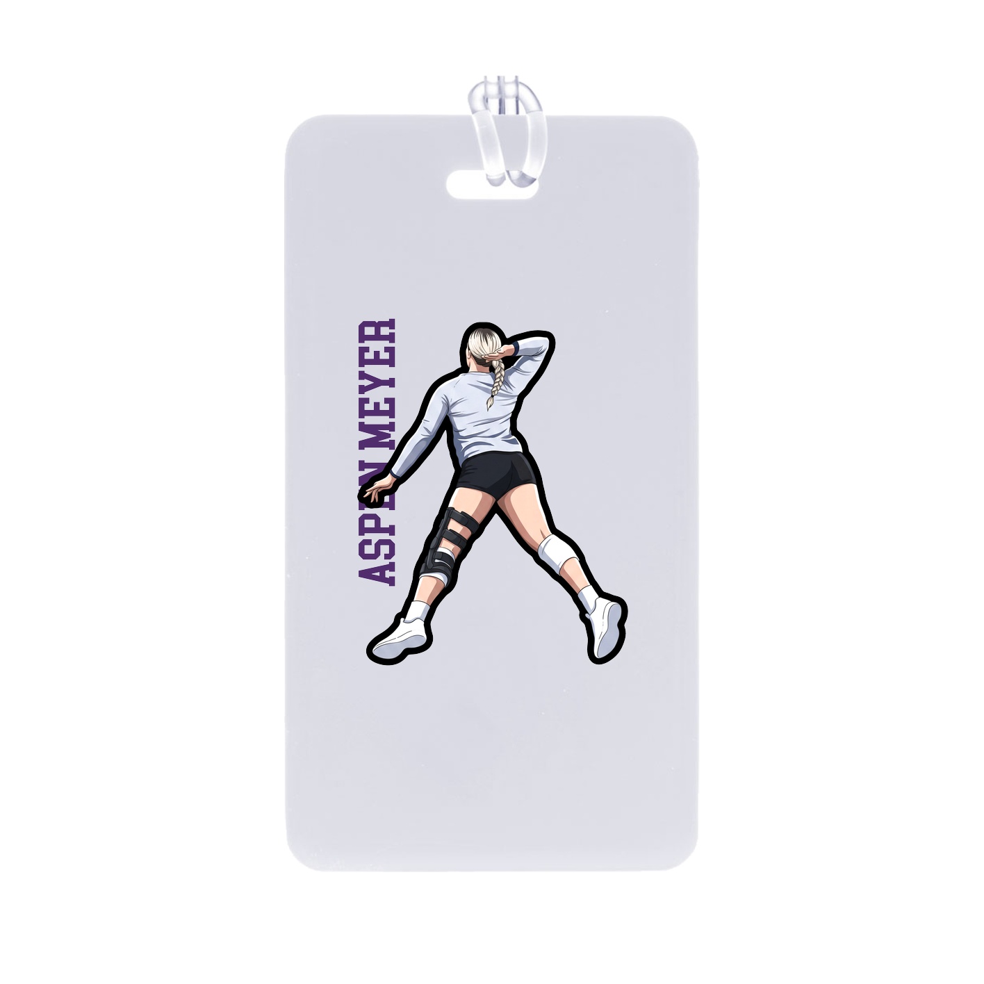 Bag Tag — Name Vertical in Classic