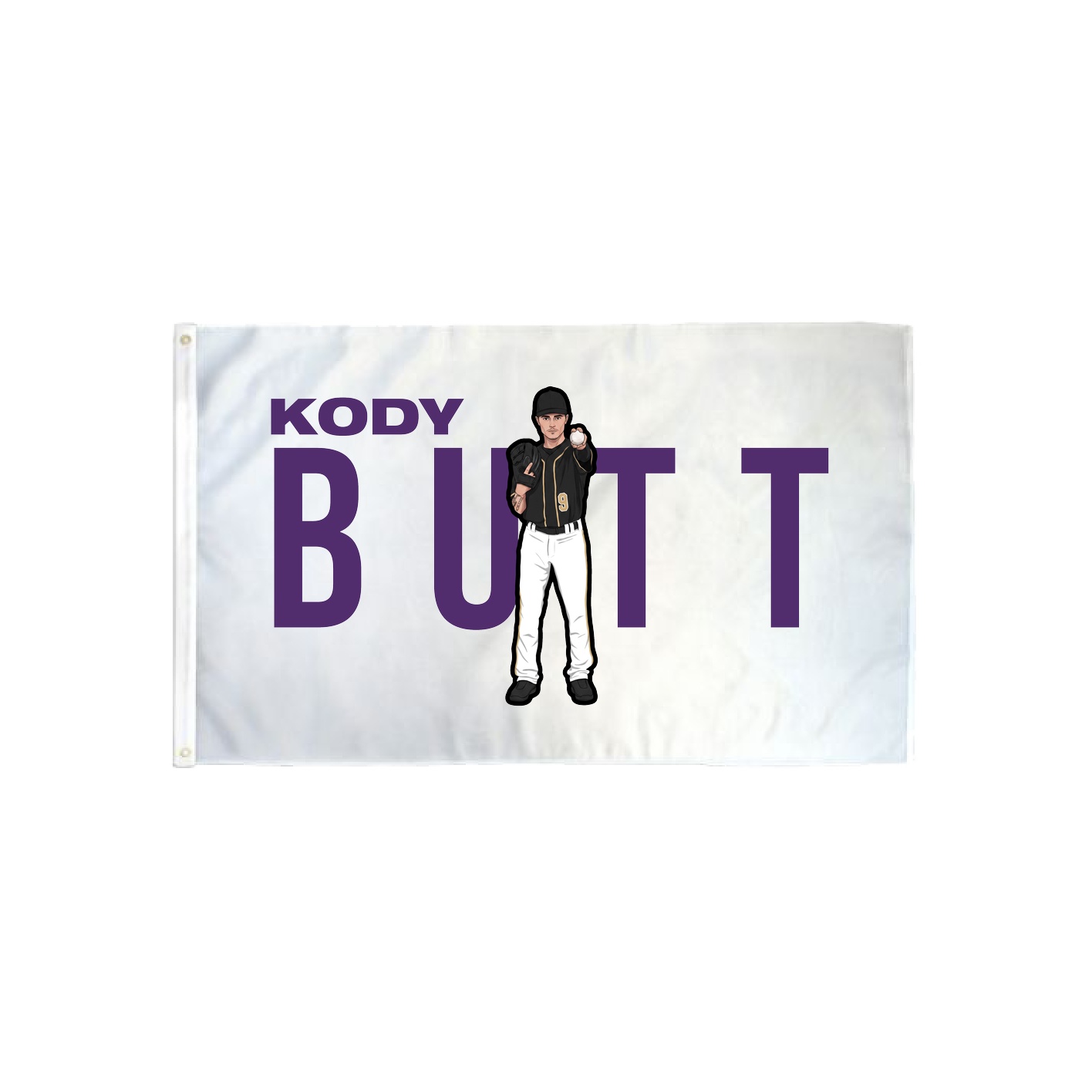 3x5 Flag — Player Name in Classic