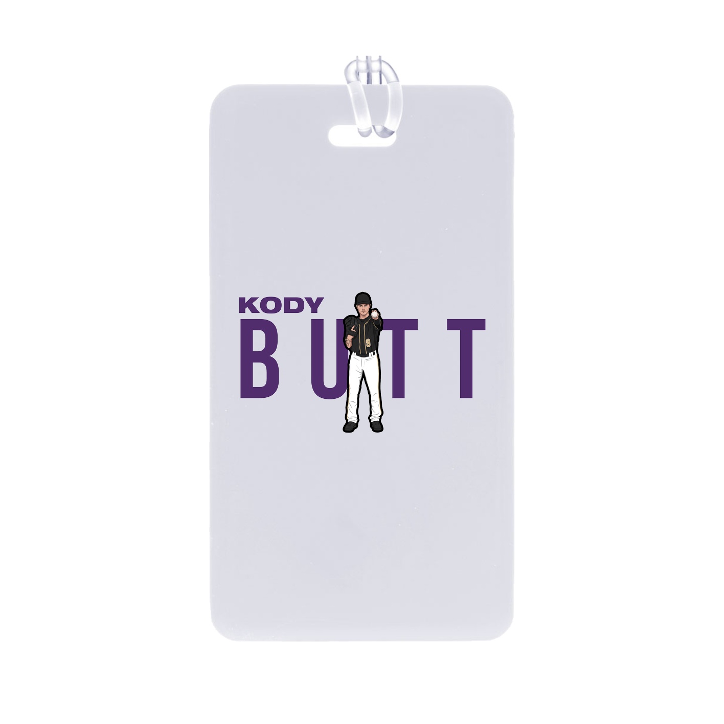 Bag Tag — Player Name in Classic