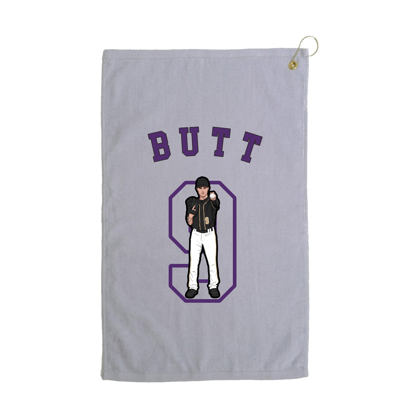 Golf Towel — Shirsey Arch in Grey