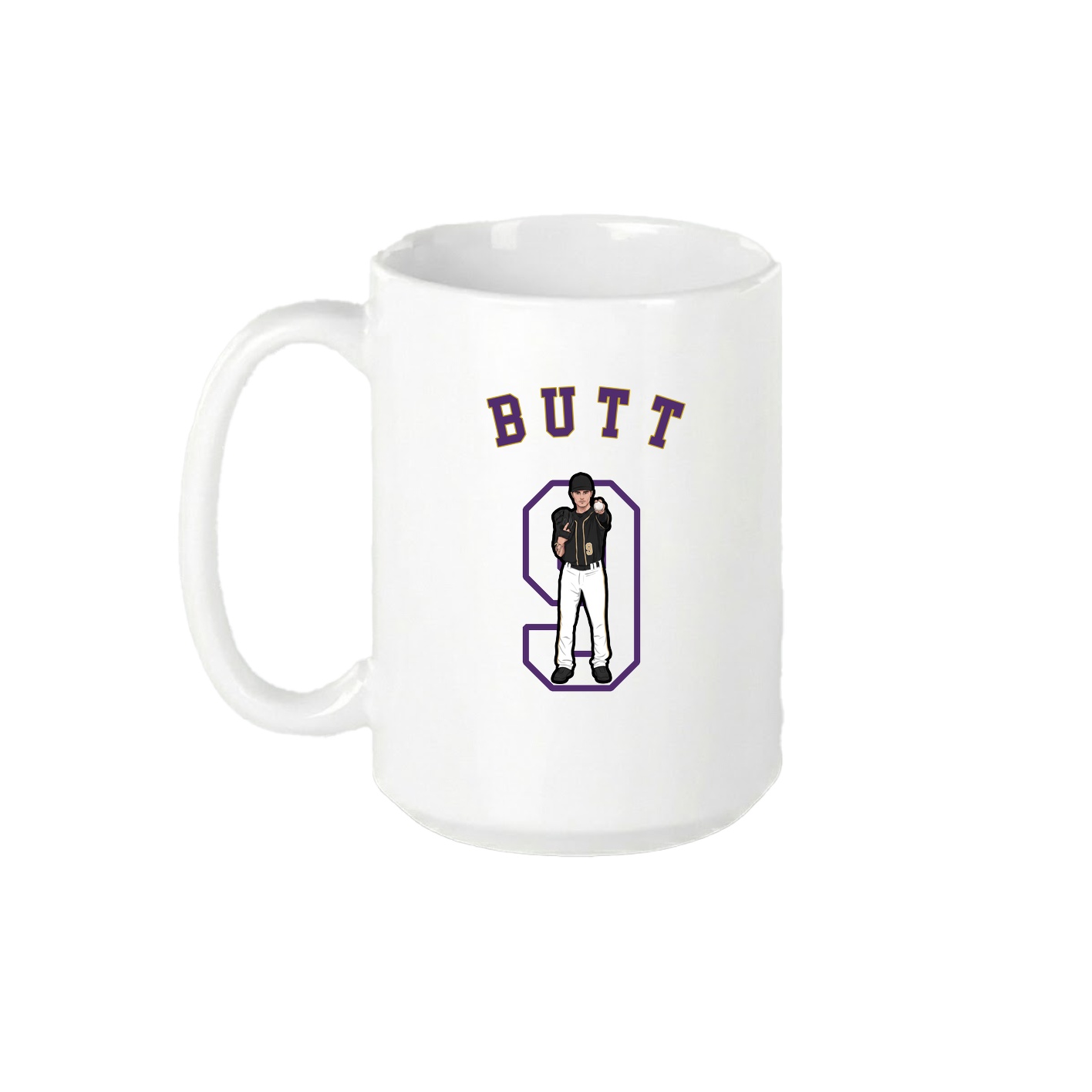 15oz Coffee Mug — Shirsey Arch in White