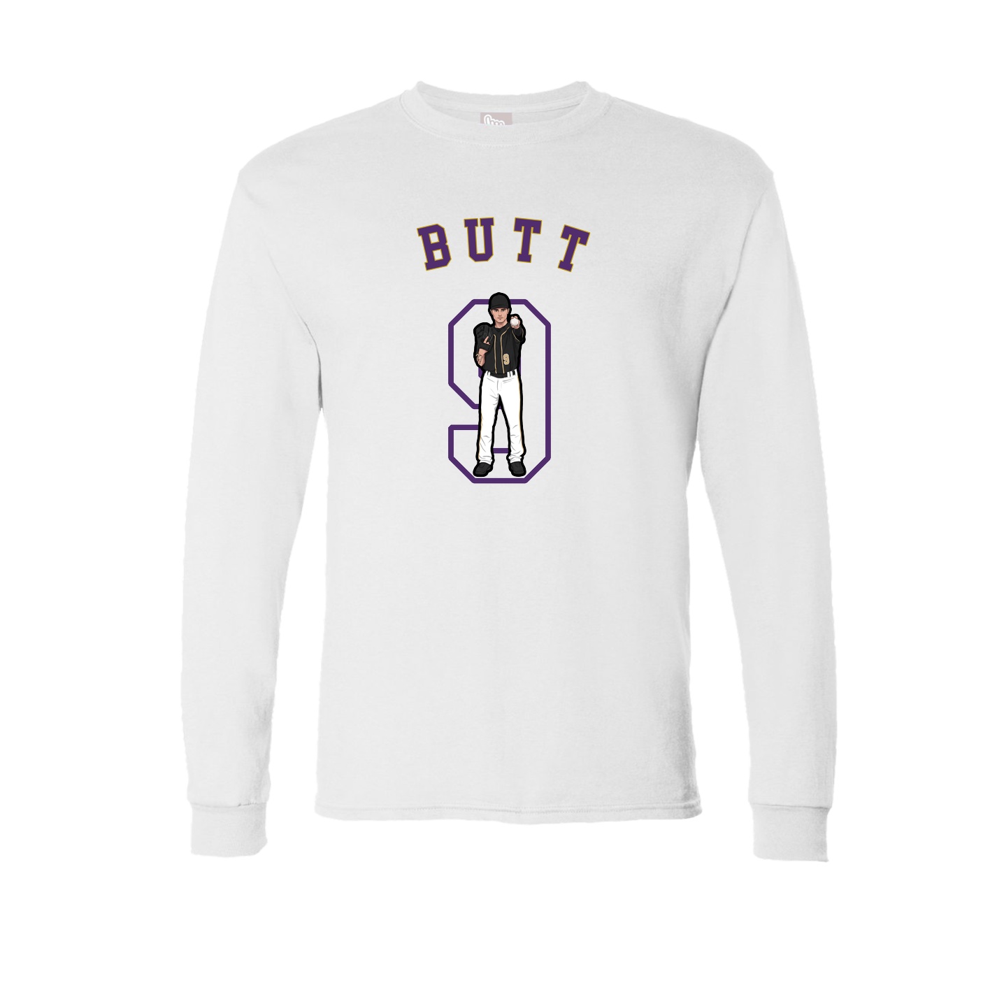Long Sleeve Tee — Shirsey Arch in White