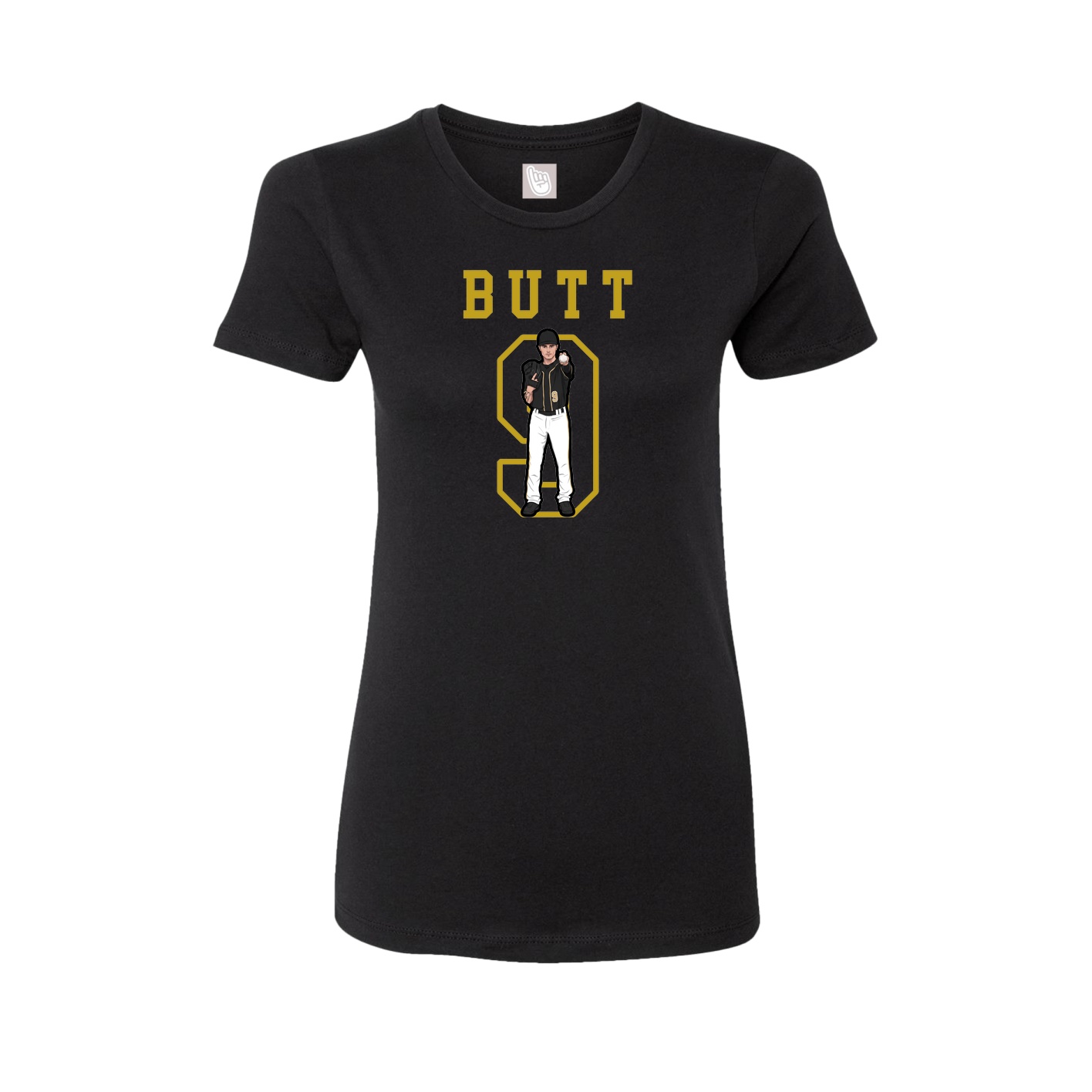 Fitted Women's Tee — Shirsey in Black