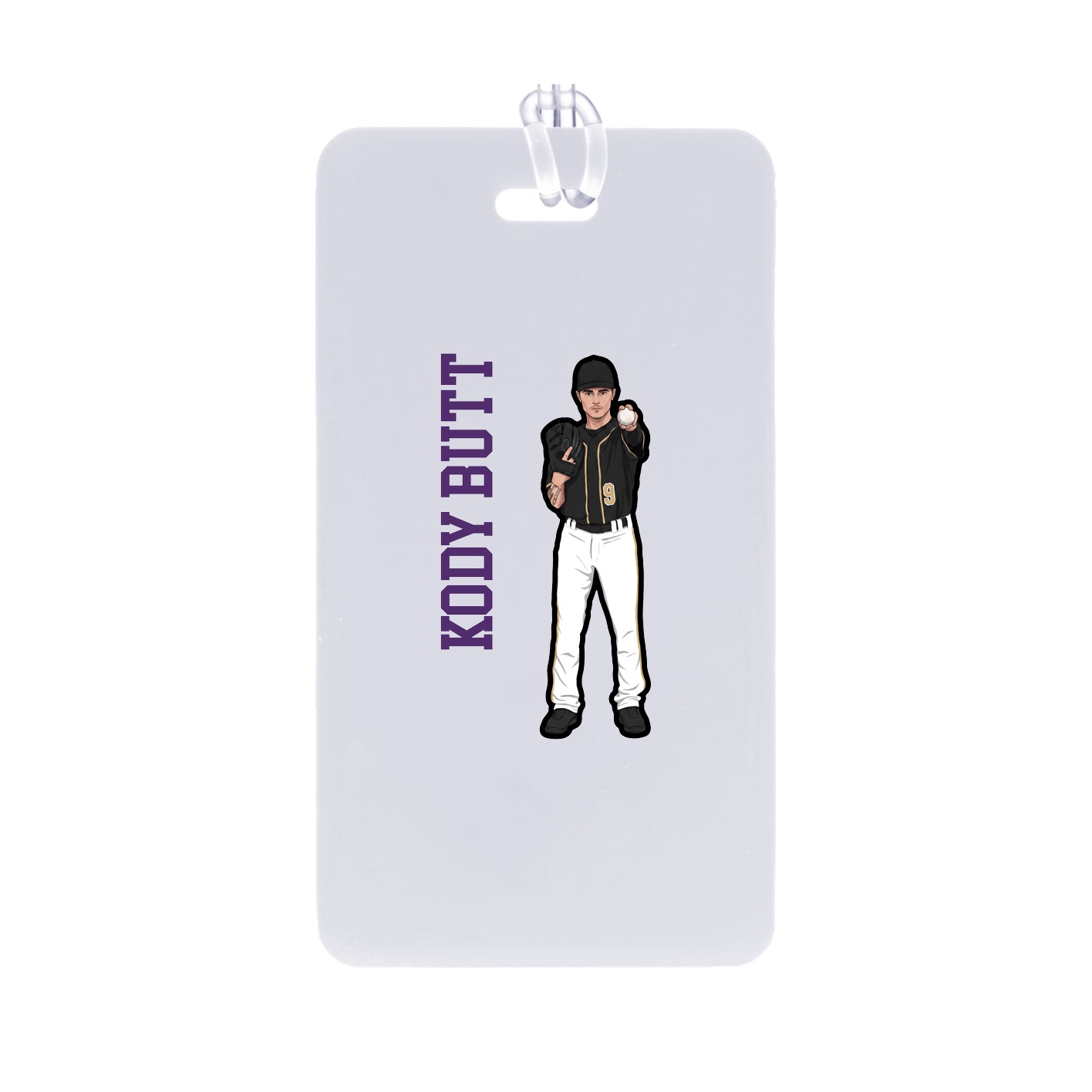 Bag Tag — Name Vertical in Classic