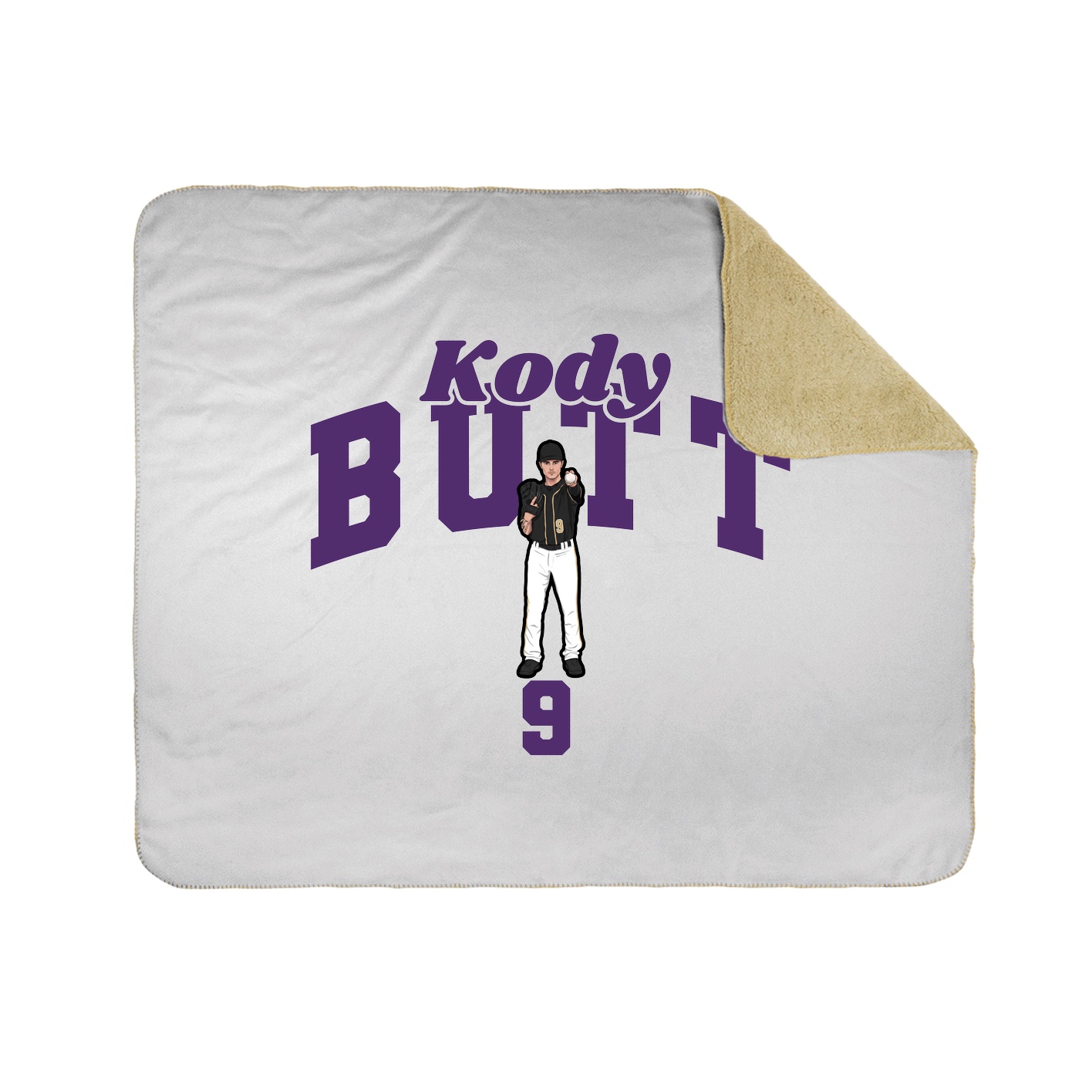 Throw Blanket — Signature Arch in White