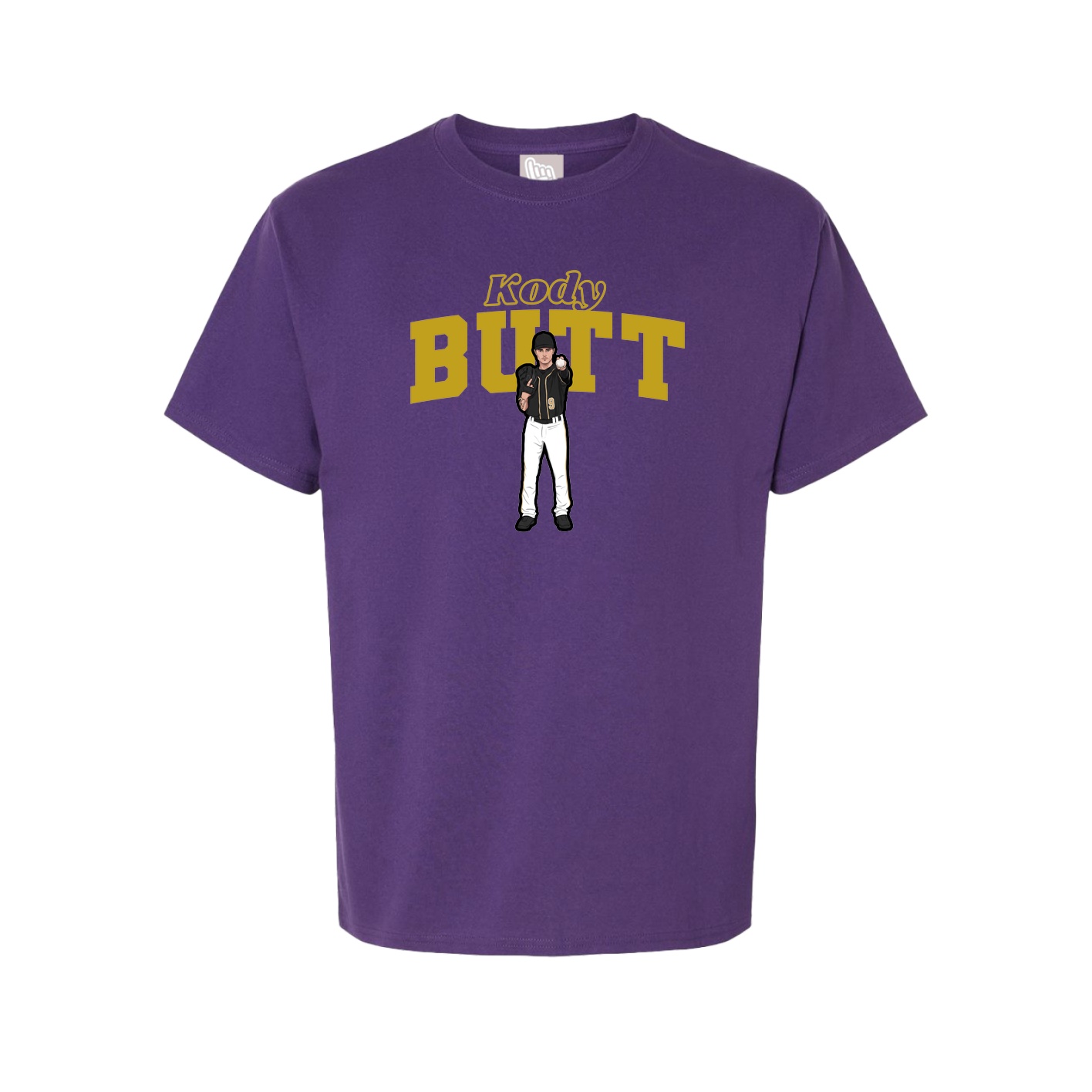 Tee — Name Arch in Purple