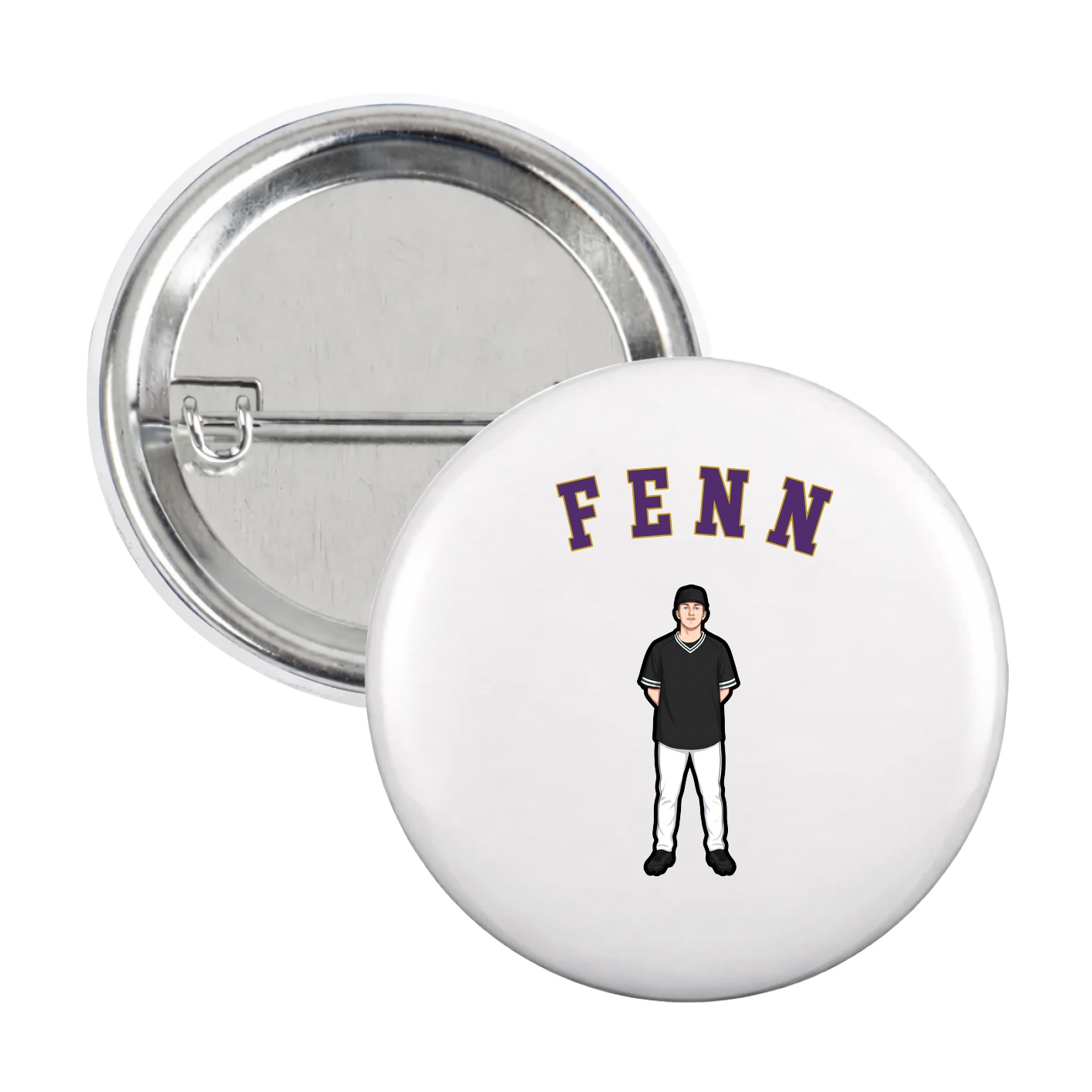 Game Day Button — Shirsey Arch in White