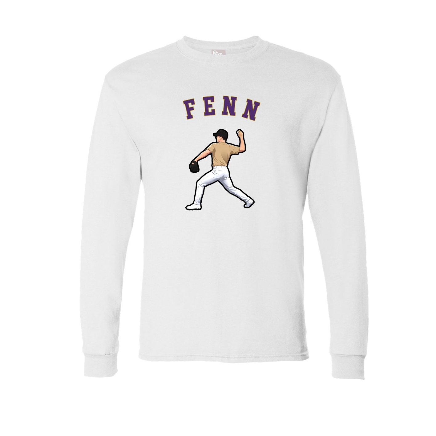 Long Sleeve Tee — Shirsey Arch in White