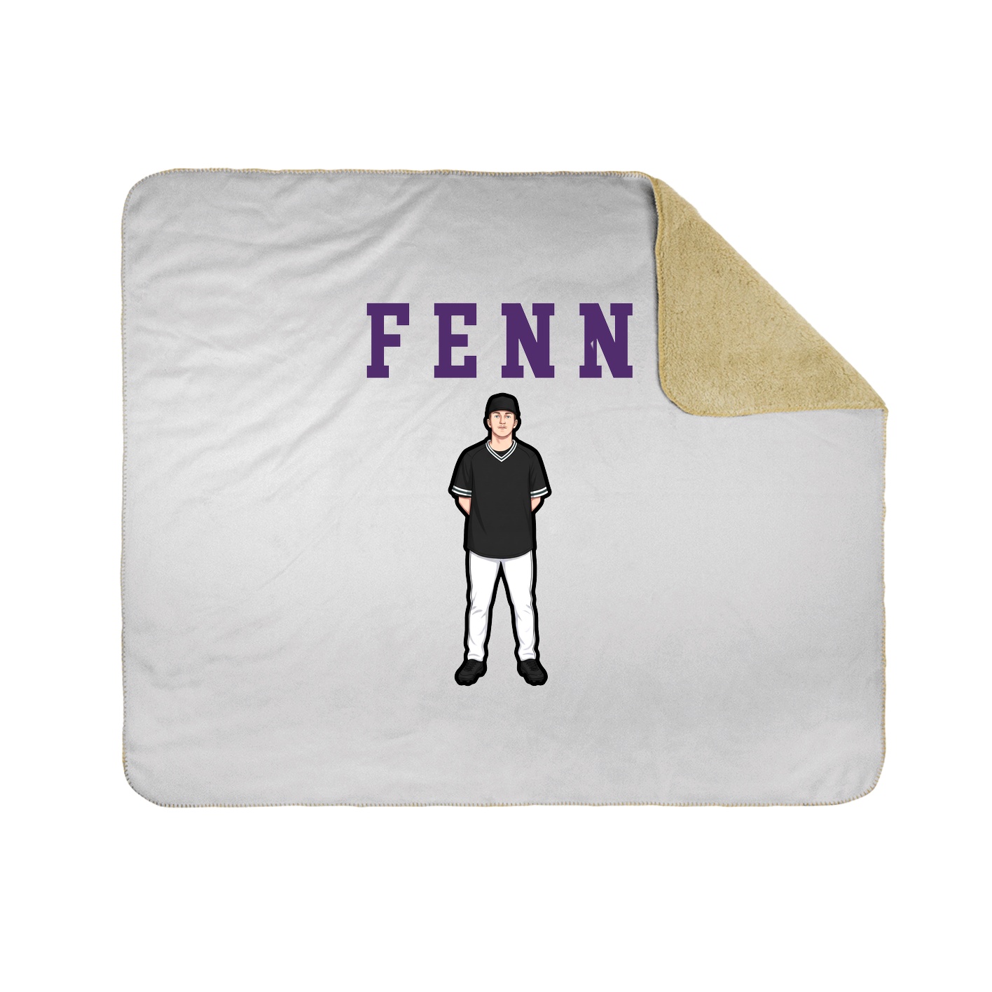Throw Blanket — Shirsey in White
