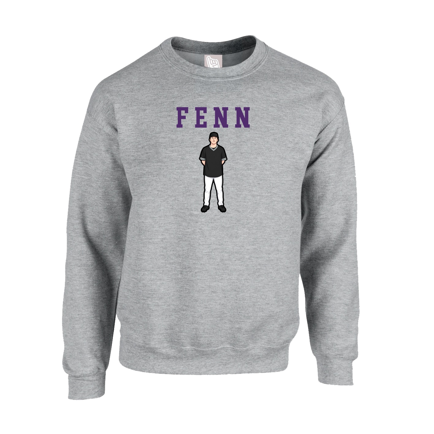 Fleece Crew — Shirsey in Grey