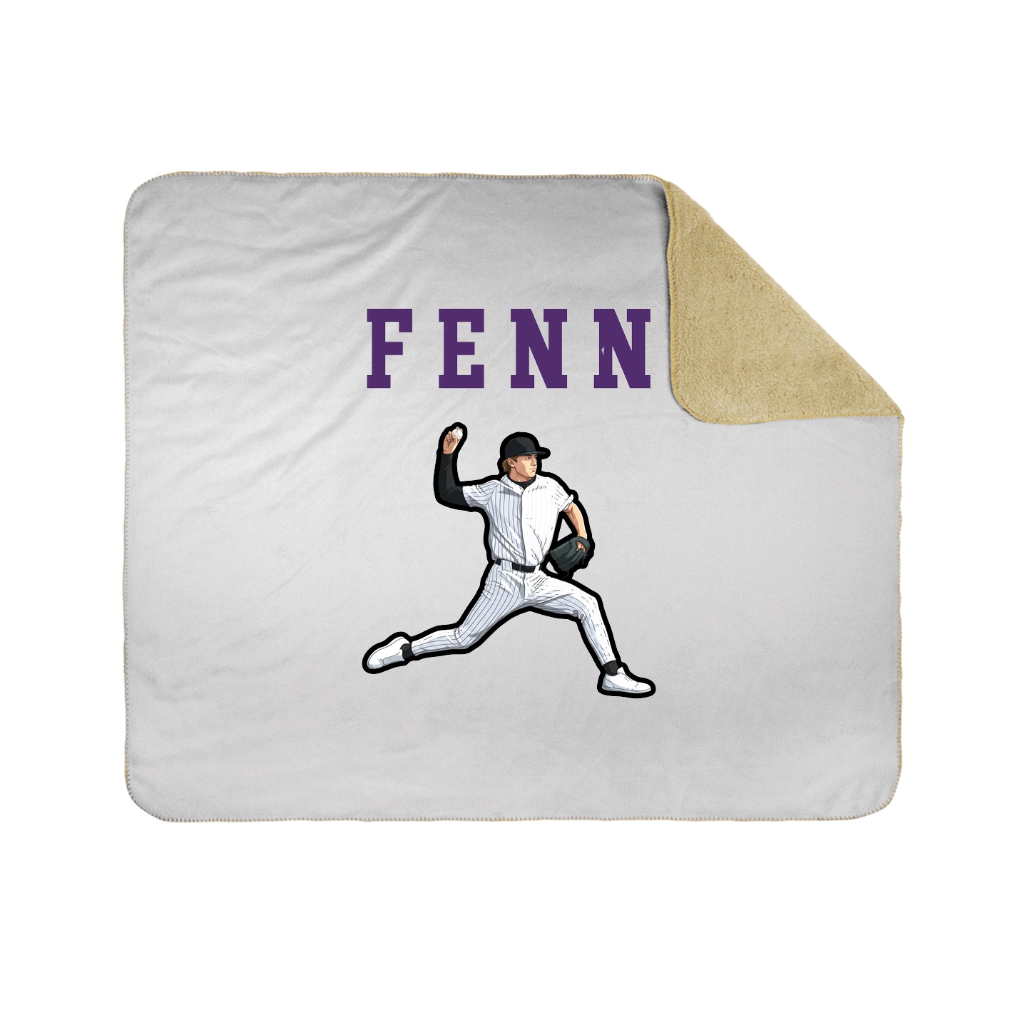 Throw Blanket — Shirsey in White