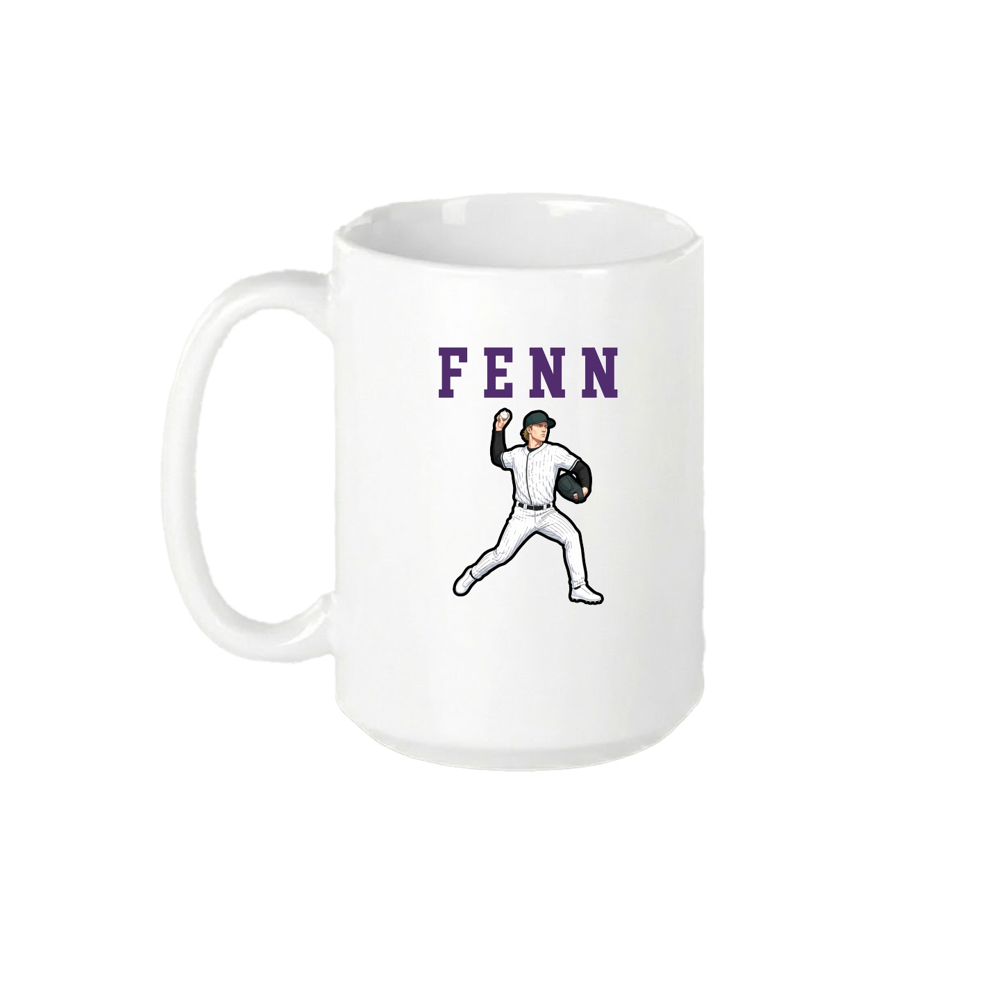 15oz Coffee Mug — Shirsey in White