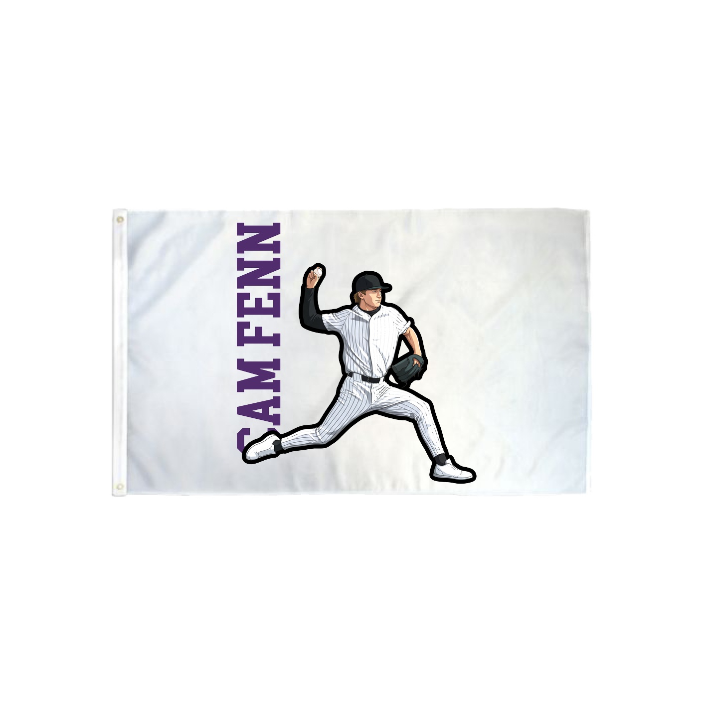 3x5 Flag — Name Vertical in Classic