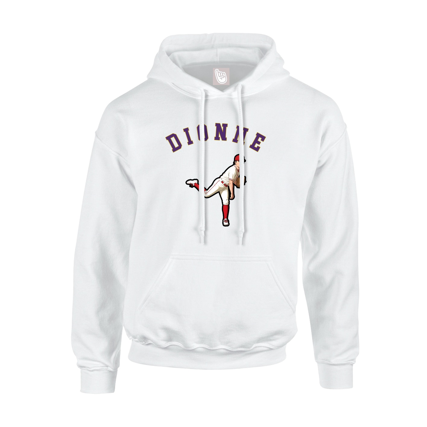 Hoodie — Shirsey Arch in White