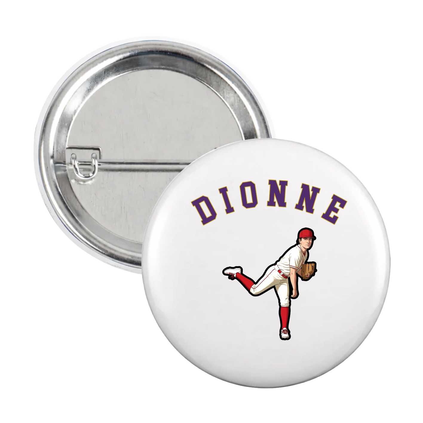 Game Day Button — Shirsey Arch in White