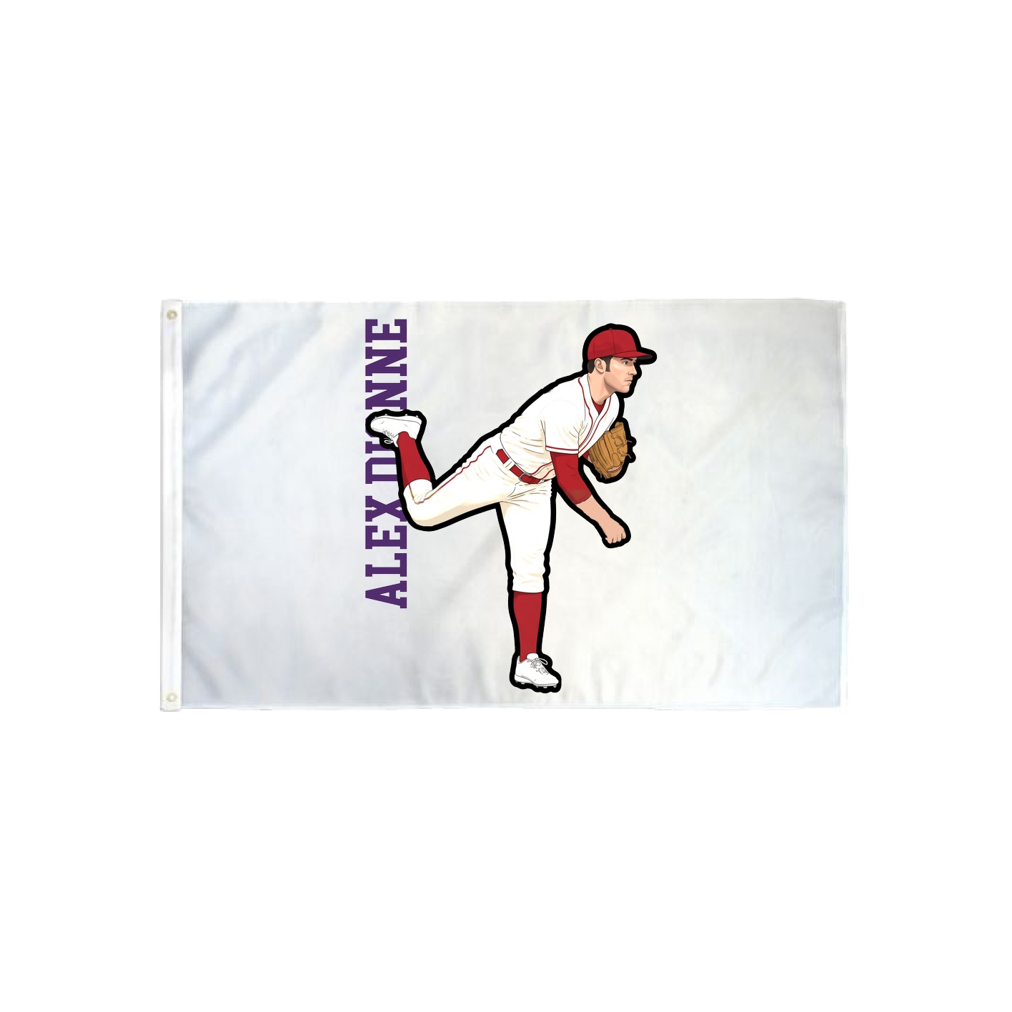 3x5 Flag — Name Vertical in Classic