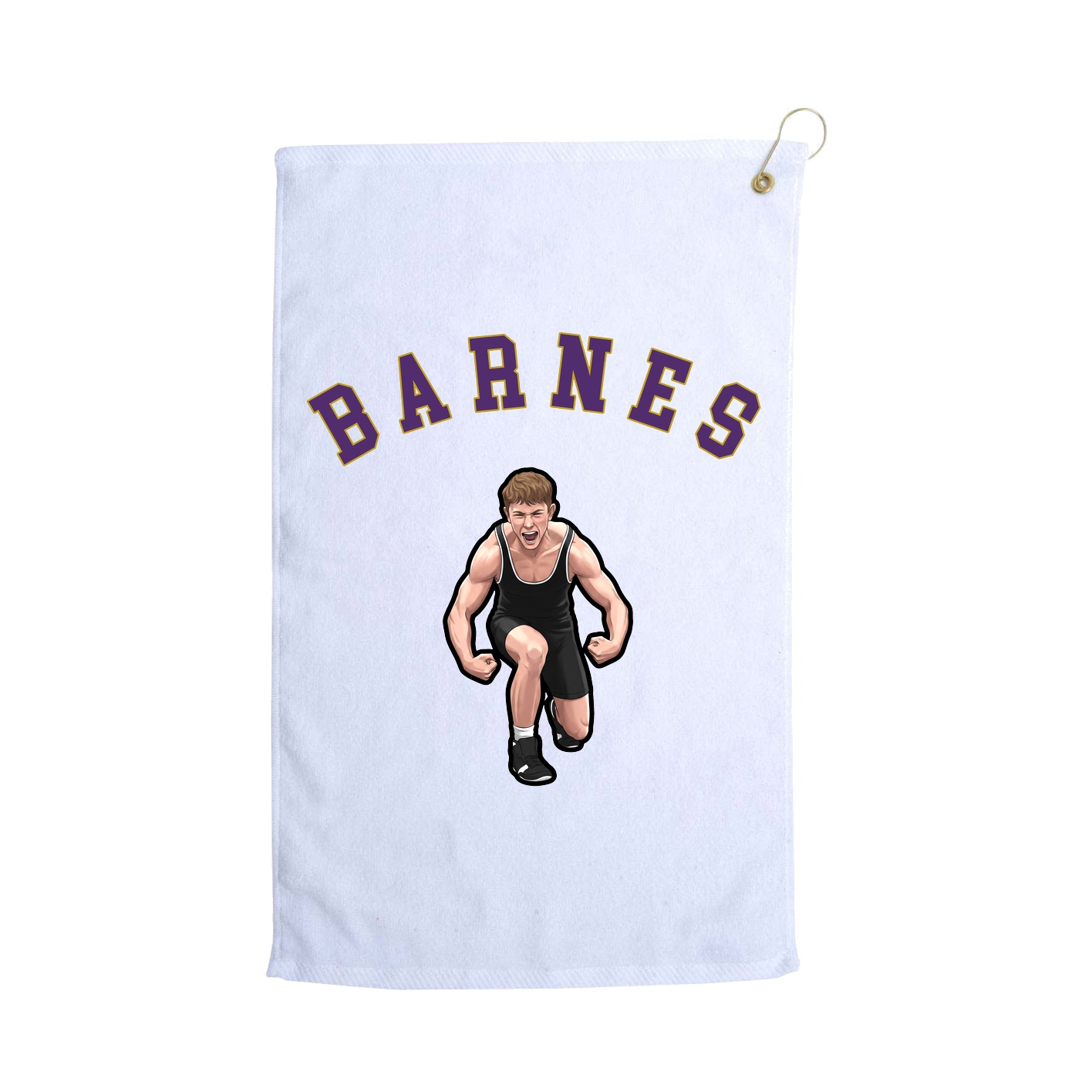 Golf Towel — Shirsey Arch in White