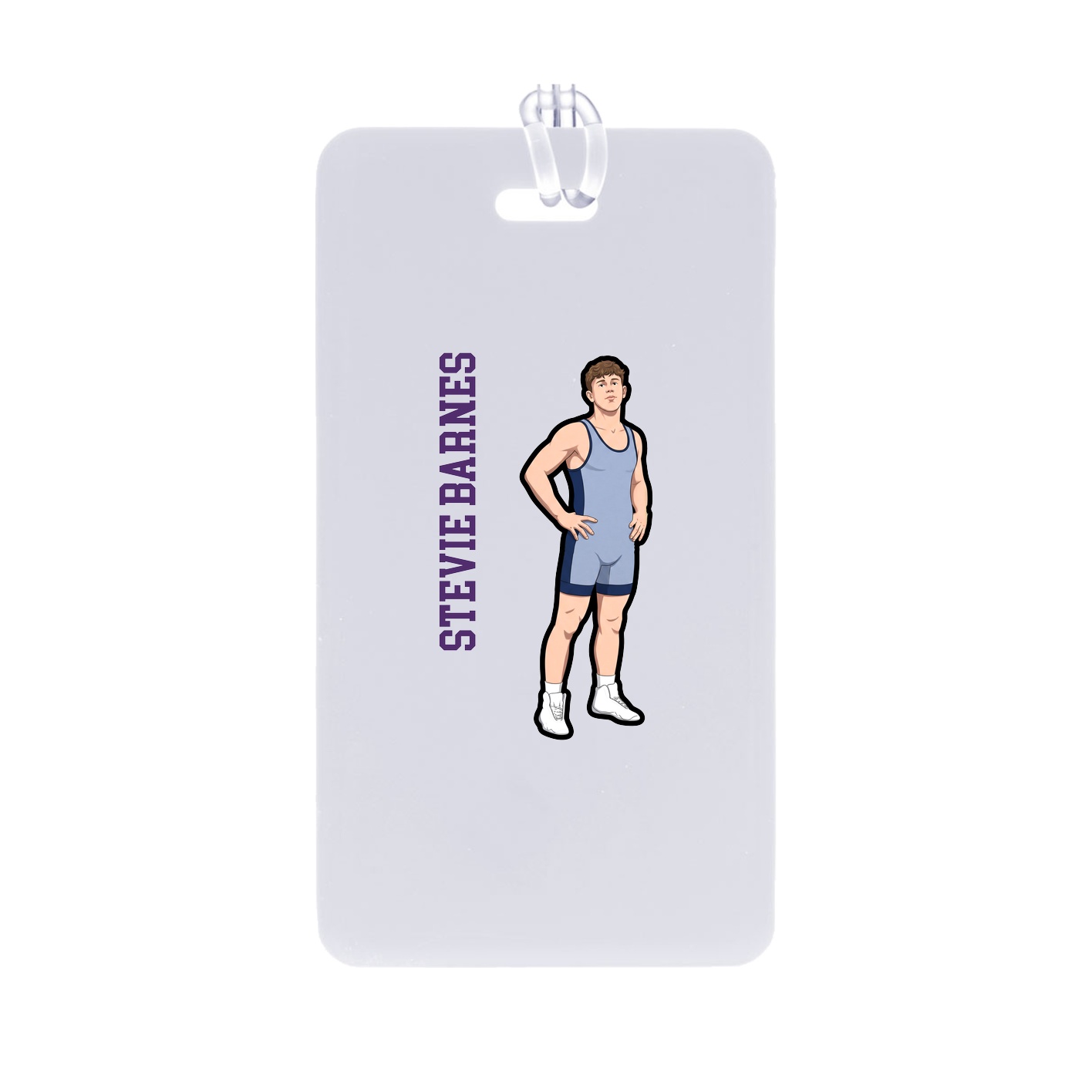 Bag Tag — Name Vertical in Classic