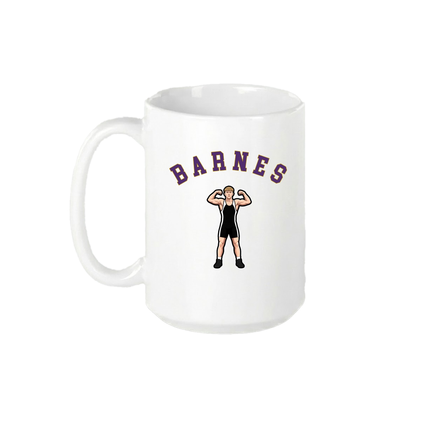 15oz Coffee Mug — Shirsey Arch in White