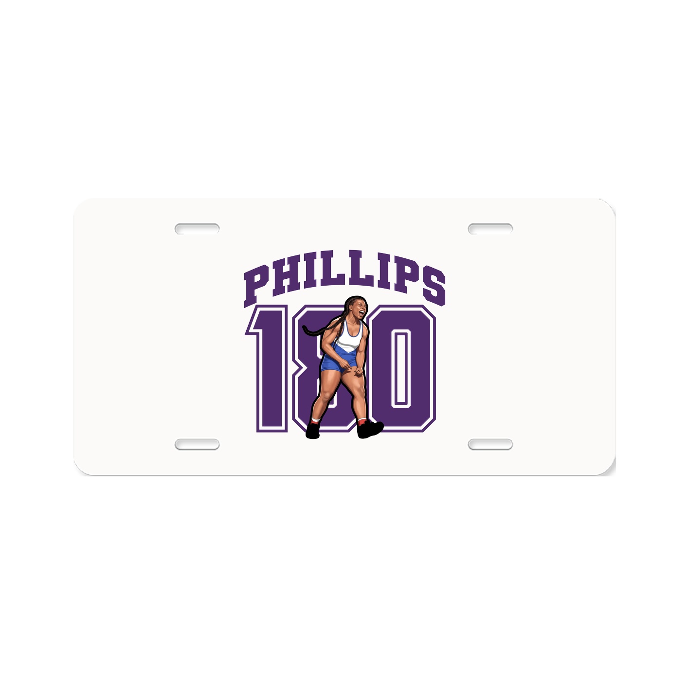 License Plate — Number in Classic