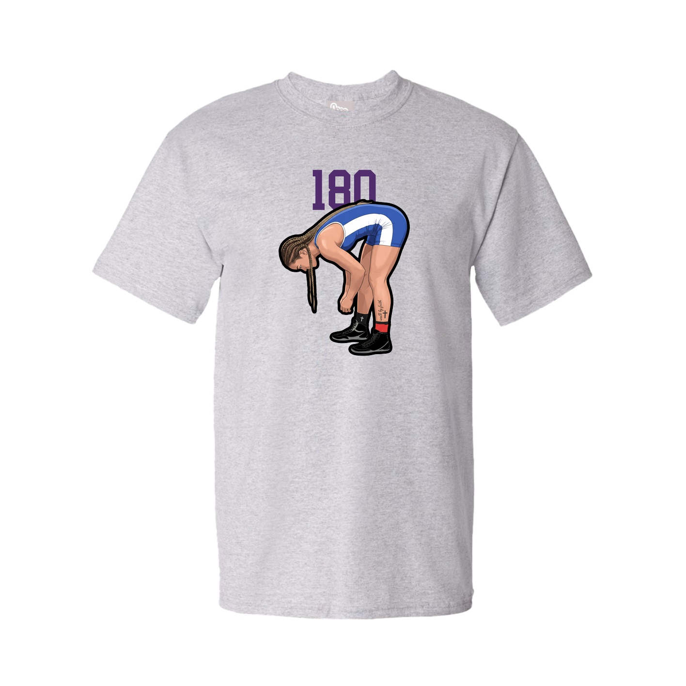Tee — Number Top in Grey