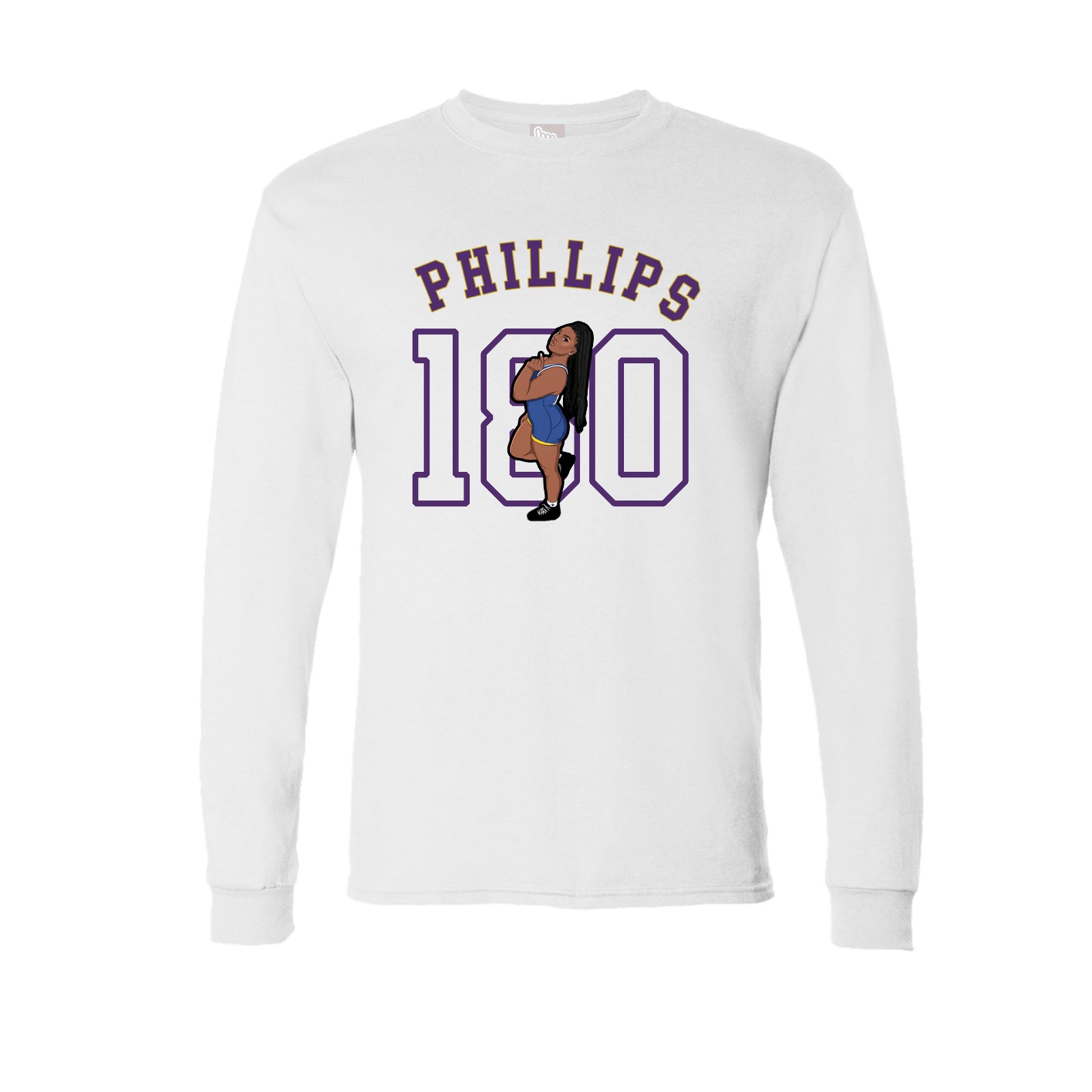 Long Sleeve Tee — Shirsey Arch in White