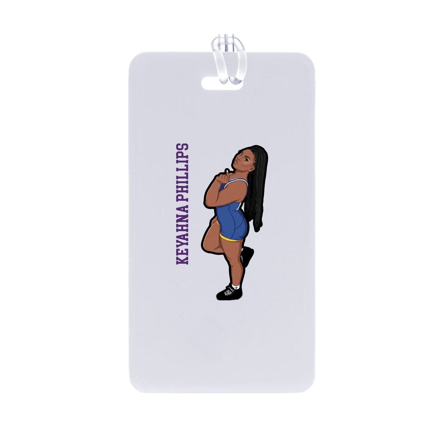 Bag Tag — Name Vertical in Classic