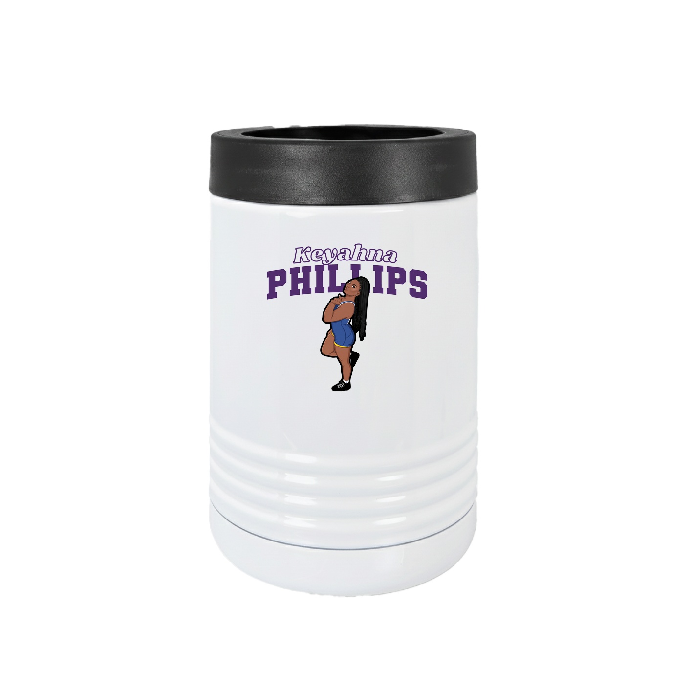 Beverage Holder — Name Arch in White