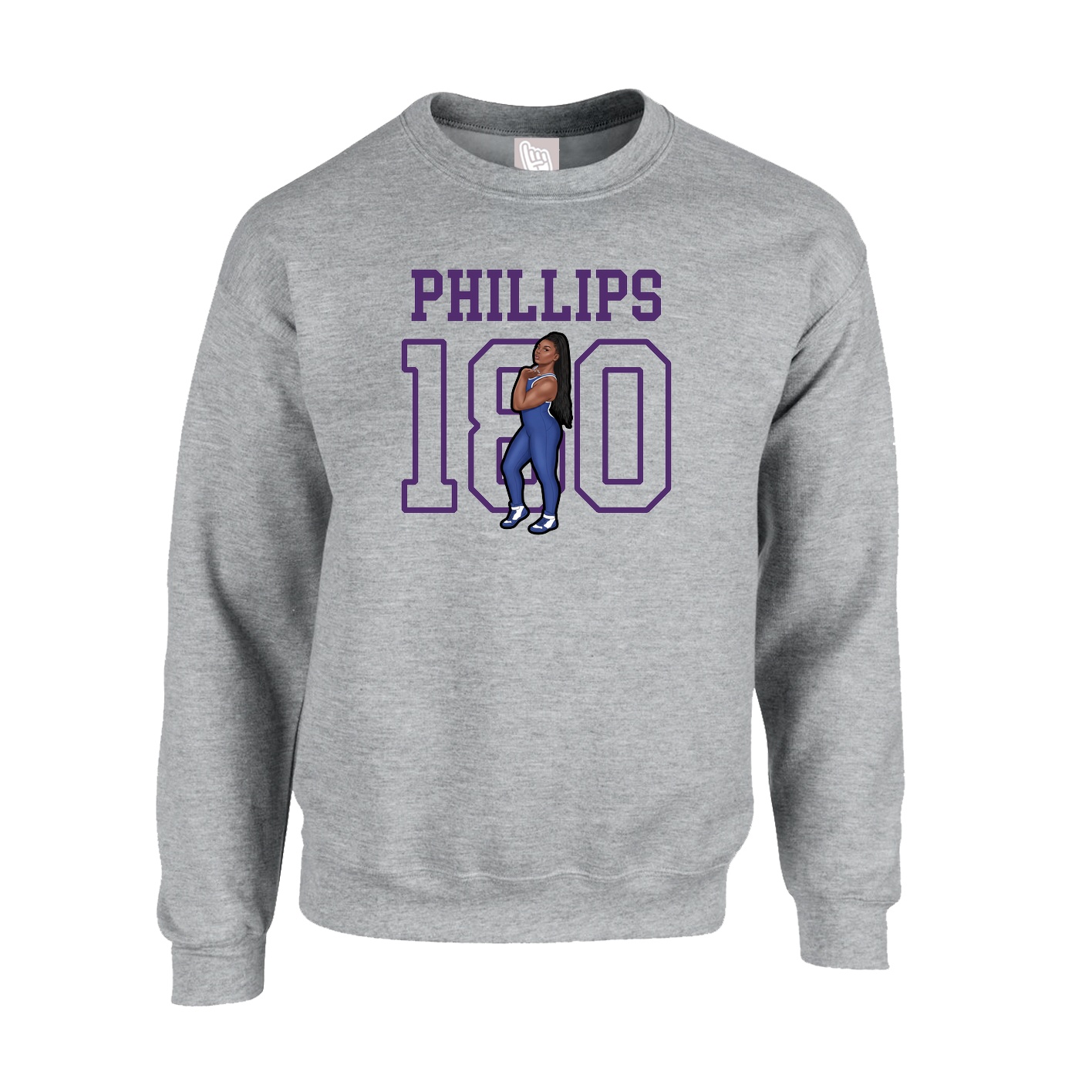Fleece Crew — Shirsey in Grey
