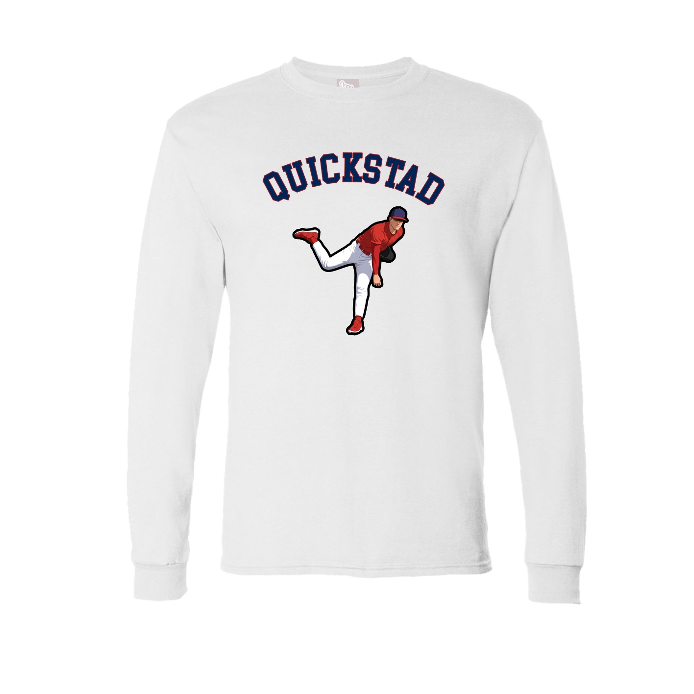 Long Sleeve Tee — Shirsey Arch in White