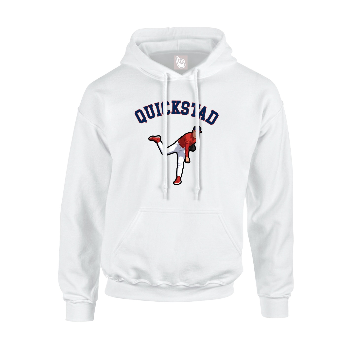 Hoodie — Shirsey Arch in White